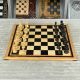 Шахи дубові турнірні 56х56см професійна дошка та обтяжені фігури Шахи дубові турнірні 56х56см професійна дошка та обтяжені фігури