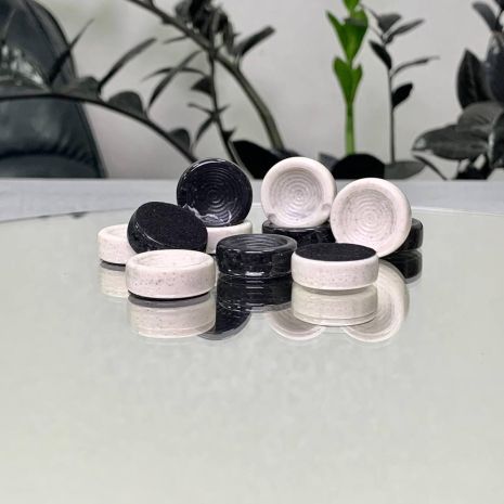 Фішки для гри нарди з каменю 24мм