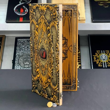 Нарды деревянные Корона 46×23см Нарды деревянные Корона 46×23см