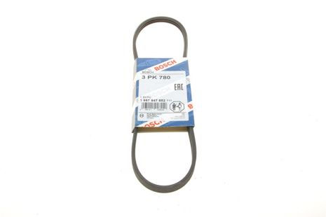 Ремень поликлиновый E7J 7, RENAULT 19, NISSAN, RENAULT 7700271218, HONDA 31110PE16610, BOSCH (1987947852)