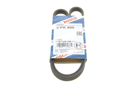 Ремень поликлиновый 4PK995, BOSCH (1987946058)