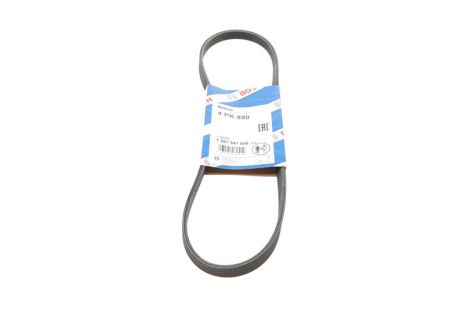 Ремень поликлиновый 4PK890 SUBARU, RENAULT, NISSAN, HYUNDAI 2521223700, TOYOTA 9936420890, BOSCH (1987947898)
