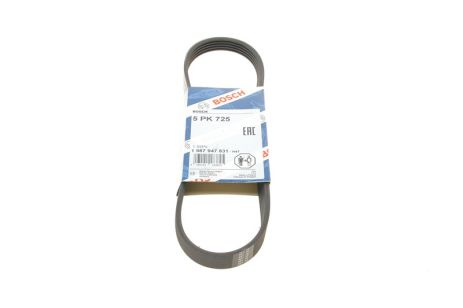 Ремень поликлиновый 5PK725 PEUGEOT 5750P5, BOSCH (1987947831)