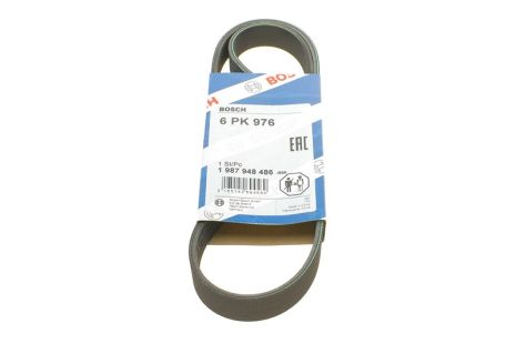 Ремень поликлиновый 6PK976 MINI R56, SEAT, PEUGEOT, MINI 11287798112, SUZUKI 9514169KA0, BOSCH (1987948486)