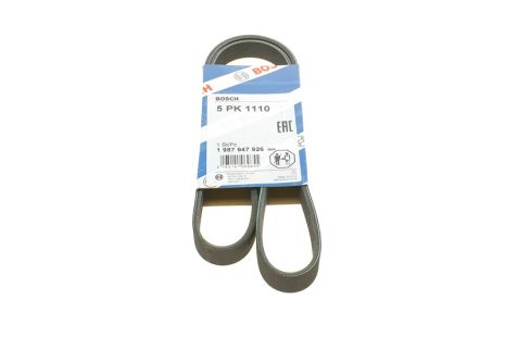 Ремень поликлиновый CARINA II, CLIO II, MINI ALFA, MINI 11288573418, HYUNDAI 5717038000, BOSCH (1987947926)