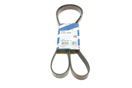 Ремень поликлиновый 6PK1870, BOSCH (1987945980)