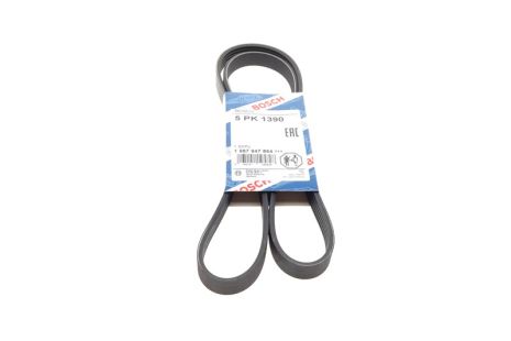 Ремень поликлиновый 5PK1390 HYUNDAI, MITSUBISHI SPACE, KIA 5717038010, PEUGEOT 128017, BOSCH (1987947864)