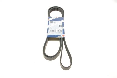 Ремень поликлиновый 6PK2490 AUDI A8, VOLKSWAGEN 059903137T, BOSCH (1987946246)