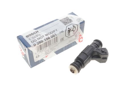 Форсунка топливная SEAT IBIZA, VOLKSWAGEN, AUDI, SEAT TOLEDO, SKODA OCTAVIA, BOSCH (0280156061)