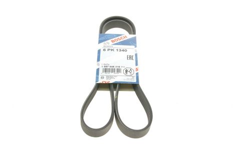 Ремень поликлиновый 6PK1340 AUDI, CHRYSLER, CITROEN, BOSCH (1987948316)