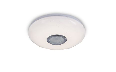 Светодиодный музыкальный светильник смарт VALESO LY370-300 WH для небольшой спальни и детской 32W+2W RGB Белый