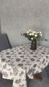 Скатертина 110*140 см вінілова на тканинній основі Жасмін 2587/140/27 Скатертина 110*140 см вінілова на тканинній основі Жасмін 2587/140/27