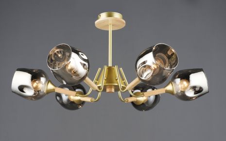 Подвесная люстра на 6 плафонов VALESO N6619/6
