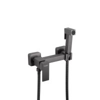 Набор для гигиенического душа со смесителем Kroner KRP Edelstahl Kubus - PVD052