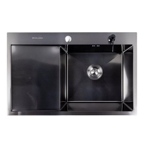 Мийка PVD чорна CM 78*50 R DÉCOR Valeso Handmade (3.0/0.8)