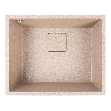 Гранитная кухонная мойка 5444 AMELI VALESO карамель Гранитная кухонная мойка 5444 AMELI VALESO карамель