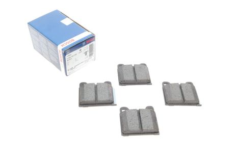 Колодки гальмівні JETTA I, VOLKSWAGEN DERBY, AUDI 171698151E, VOLKSWAGEN 171698151D, BOSCH (0986462282)