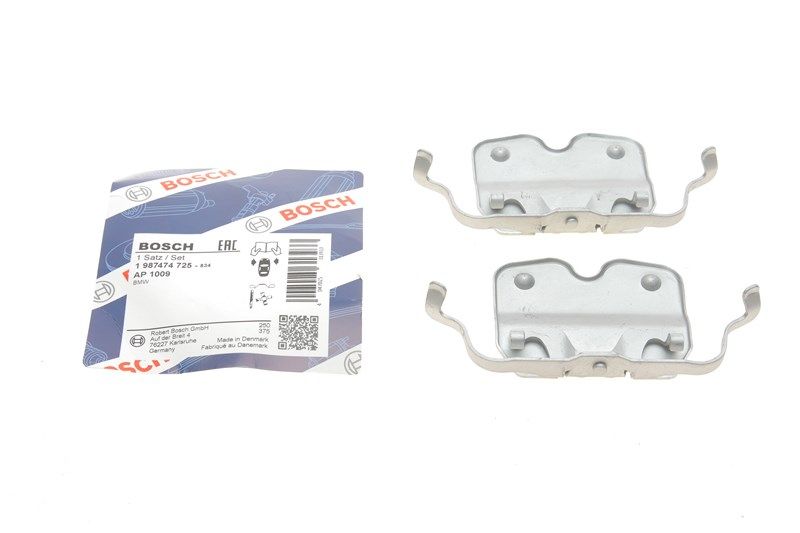 Монтажний к-кт гальмівних колодок XDRIVE 30, XDRIVE 35 I, BMW X6, BMW 34116798126, BOSCH (1987474725) Монтажний к-кт гальмівних колодок XDRIVE 30, XDRIVE 35 I, BMW X6, BMW 34116798126, BOSCH (1987474725)