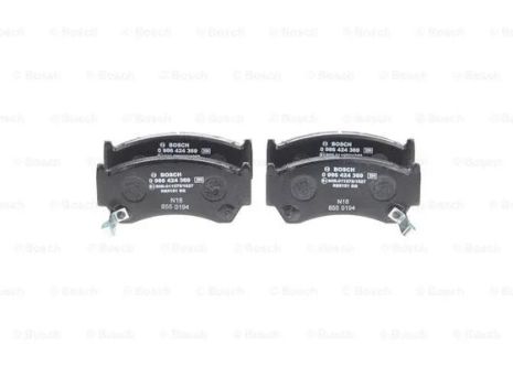 Колодки тормозные NISSAN SUNNY, MAZDA, INFINITI D106M3N390, NISSAN AY040NS021, BOSCH (0986424369)