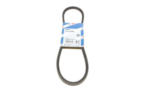 Ремень клиновый 13x950 CARINA II, GALLOPER I, NISSAN, LEXUS NISSAN, VOLKSWAGEN 068260849B, BOSCH (1987947615)