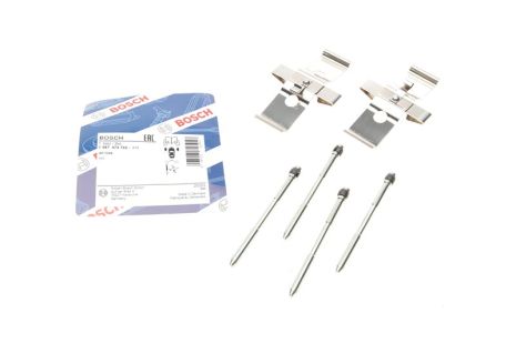 Монтажный к-кт тормозных колодок VOLKSWAGEN 7L6698269B, VOLKSWAGEN TOUAREG, BOSCH (1987474742)