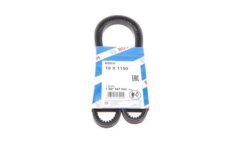 Ремень клиновый 10x1150 TOURIST 1, WARTBURG 353 1, TOYOTA 9091602100, RENAULT 7700690965, BOSCH (1987947644)