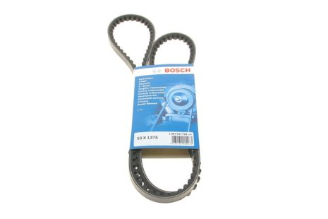 Ремень клиновый 10x1375 DODGE, MAN TEMSA, CHRYSLER 1987947796, IVECO 2234343, BOSCH (1987947796)