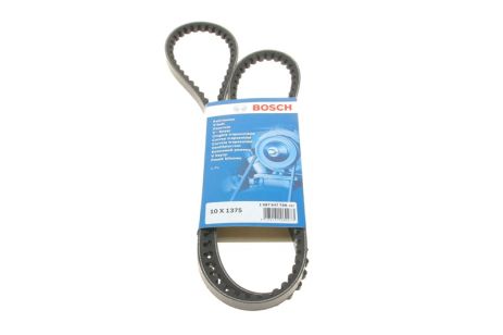 Ремень клиновый 10x1375 DODGE, MAN TEMSA, CHRYSLER 1987947796, IVECO 2234343, BOSCH (1987947796)