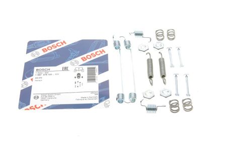 Монтажний к-кт гальмівних колодок FIAT MAREA, RENAULT 7701202550, BOSCH (1987475101) Монтажний к-кт гальмівних колодок FIAT MAREA, RENAULT 7701202550, BOSCH (1987475101)