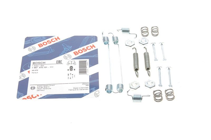 Монтажний к-кт гальмівних колодок FIAT MAREA, RENAULT 7701202550, BOSCH (1987475101) Монтажний к-кт гальмівних колодок FIAT MAREA, RENAULT 7701202550, BOSCH (1987475101)