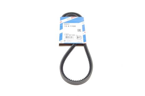 Ремінь клиновий 13x1100 RENAULT, NISSAN, MAZDA, TOYOTA 9009982010, SUBARU 73036GA150, BOSCH (1987947658)