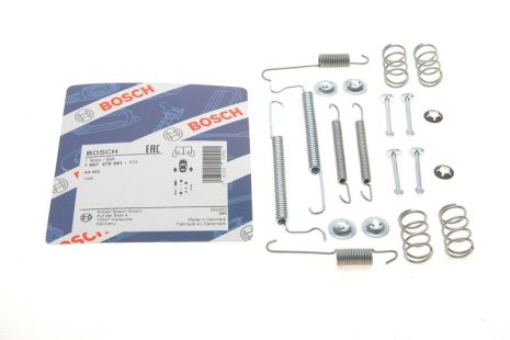 Монтажный к-кт тормозных колодок ASTRA MK II, VAUXHALL ASTRA, VAUXHALL ASTRAMAX, OPEL KADETT, BOSCH (198747508