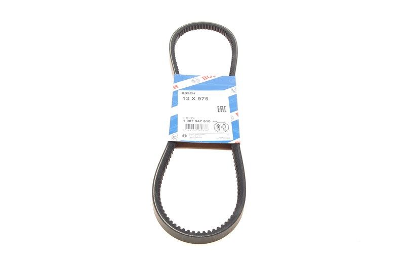 Ремень клиновый 13x975 FORD ASIA, HYUNDAI GRACE, MITSUBISHI MB167067, JAGUAR EAC3878, BOSCH (1987947616) Ремень клиновый 13x975 FORD ASIA, HYUNDAI GRACE, MITSUBISHI MB167067, JAGUAR EAC3878, BOSCH (1987947616)