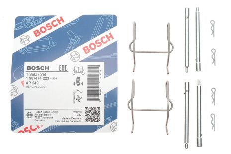 Монтажний к-кт гальмівних колодок PEUGEOT 406, PEUGEOT 442760, PEUGEOT EXPERT, BOSCH (1987474223)