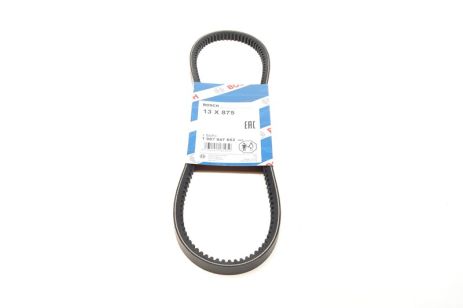 Ремень клиновый 13x875 CARINA II, CAVALIER III, DAEWOO 96182008, VOLKSWAGEN J9933200870, BOSCH (1987947652)