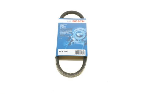 Ремінь клиновий 10x550 MITSUBISHI MAGNA, PEUGEOT 400931, NISSAN 11750D1116, BOSCH (1987948003)