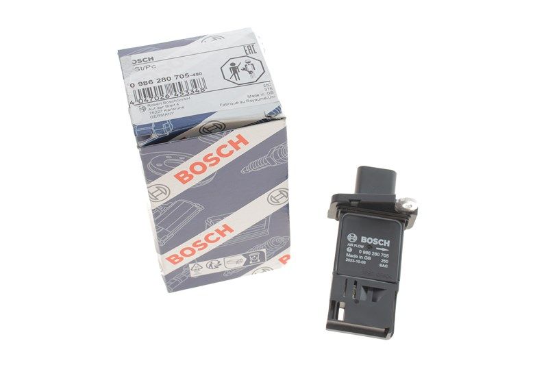 Расходомер воздуха C-MAX VAN 1, VAN 1, FORD GRAND, FORD AUSTRALIA, FORD 3L3A12B579BA, BOSCH (0986280705) Расходомер воздуха C-MAX VAN 1, VAN 1, FORD GRAND, FORD AUSTRALIA, FORD 3L3A12B579BA, BOSCH (0986280705)