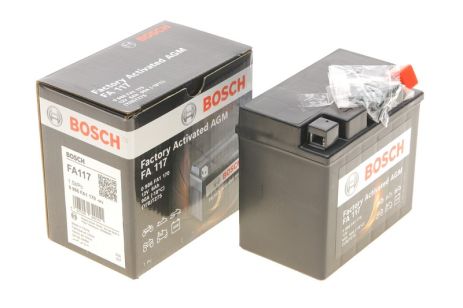 Мотоакумулятор 113×70×105 мм, AGM, BOSCH (0986FA1170)