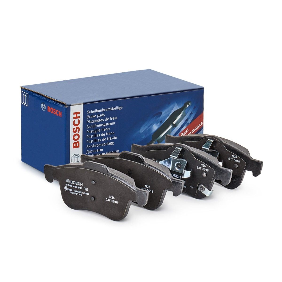 Колодки гальмівні FIAT ALFA, FIAT 500L, BOSCH (0986494801) Колодки гальмівні FIAT ALFA, FIAT 500L, BOSCH (0986494801)