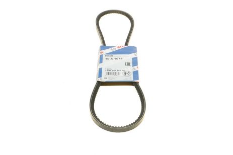 Ремень клиновый 10x1075 IVECO DAILY, TOYOTA, OPEL REKORD, MITSUBISHI MD008988, BOSCH (1987947641)
