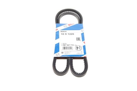 Ремень клиновый 10x1225 TRANSPORTER III, CAPRI I, LAND ROVER 613602, RENAULT 5000041122, BOSCH (1987947715)