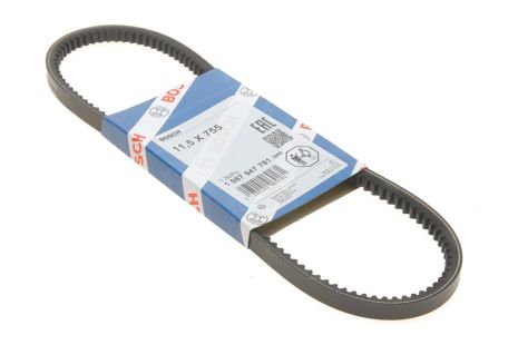 Ремень клиновый AVX 11.5X755 GOLF VAN III, VOLKSWAGEN 037145271F, FORD 6158518, BOSCH (1987947781)