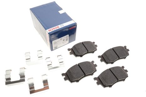 Колодки тормозные KIA RIO, HYUNDAI I20, KIA 581011GA00, BOSCH (0986494617)