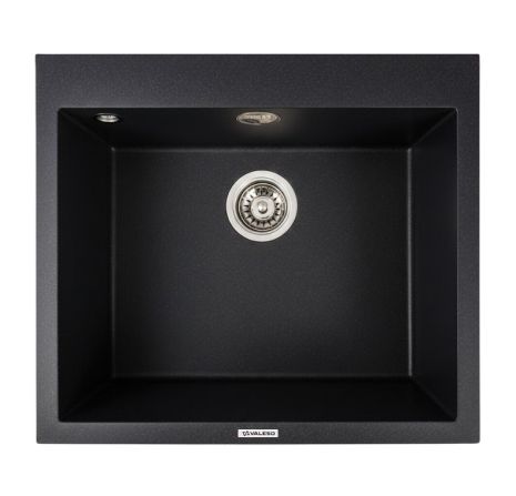 Черная металлическая кухонная мойка 5750 DAVINA VALESO