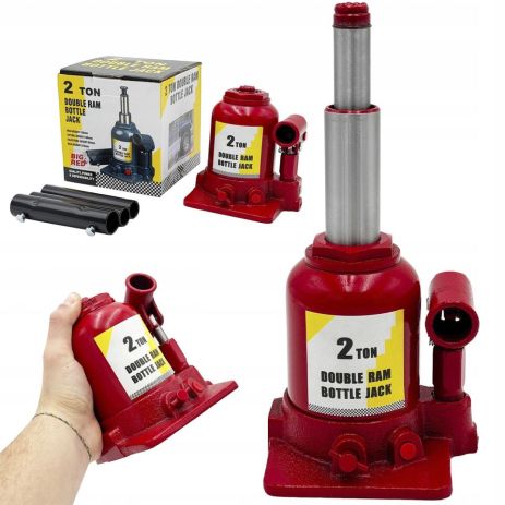 Домкрат бутылочный 2т (150-370 мм) TORIN TF0202