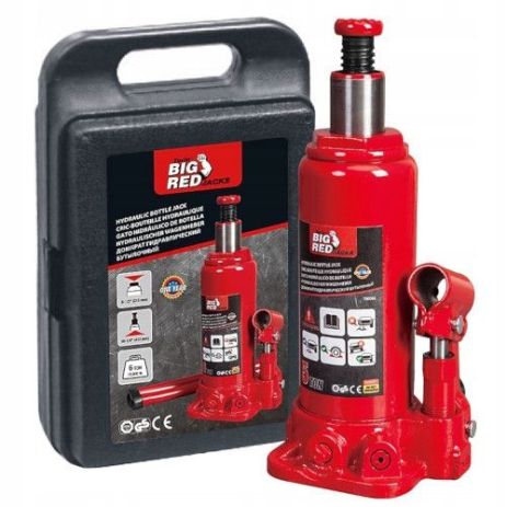 Бутилковий домкрат 5т (216-413 мм) у кейсі TORIN T90504S