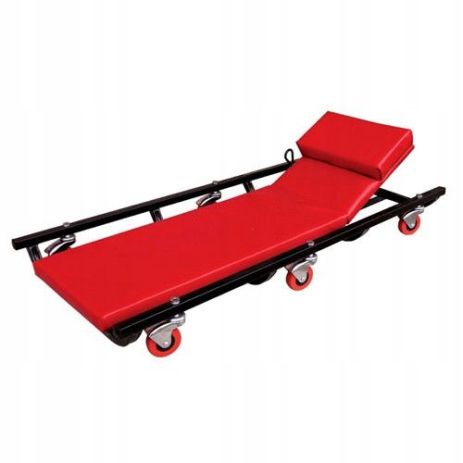 Підкатний лежак автослюсаря з підголовником відкидним 1020х425х110 мм TORIN TR6452