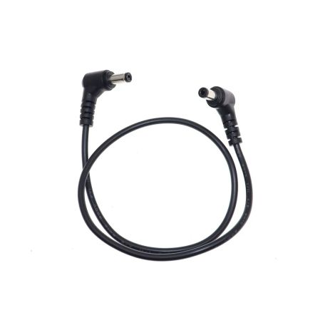 Кабель живлення DC кутові конектори 5.5x2.1 (Male to Male) 1m(100cm) для роутера, терміналу, ONU, GPON, камер та ін.