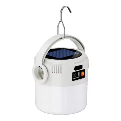 Кемпінговий ліхтар SZ03 TYPE-C LED 800mAh сонячна батарея 5W WHITE