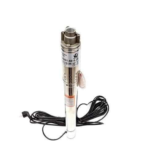 Глубинный насос 50мм диаметр c медной обмоткой Lider 2 QGD 1 - 50 - 0.28 кВт Ø 50 IGLA ИГЛА